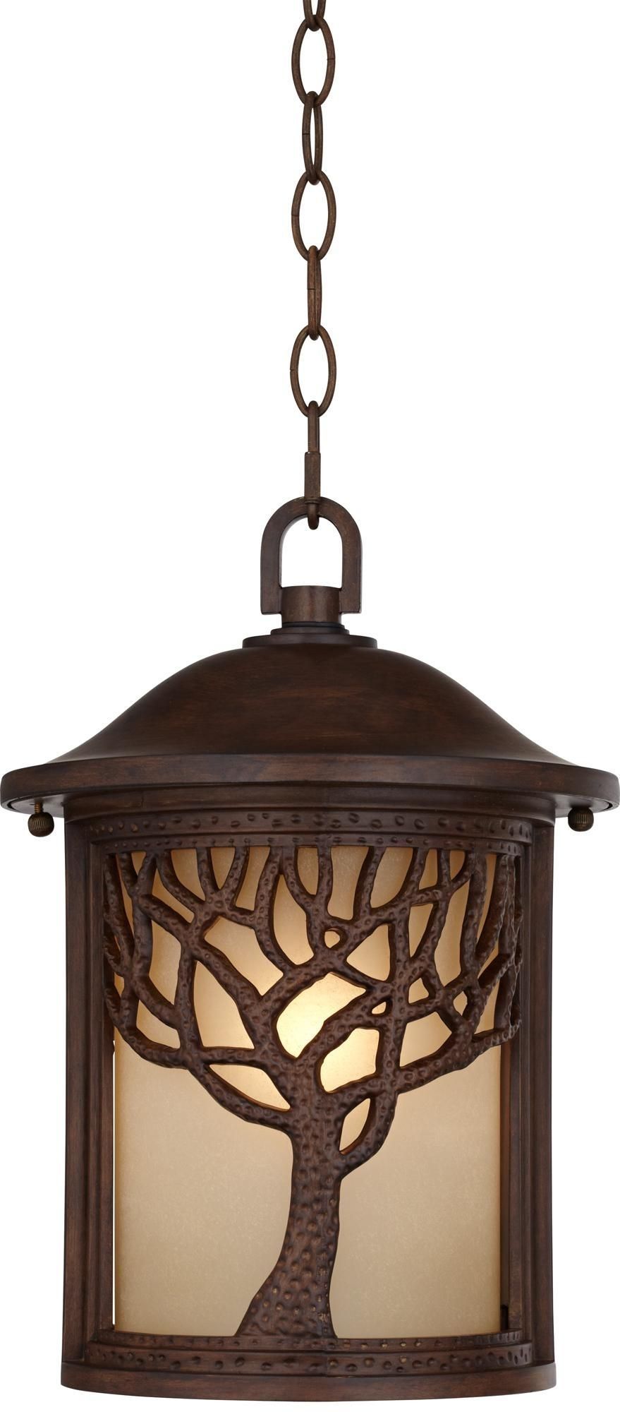 This Is One. Bronze Mission Style Tree 10" High Outdoor Hanging Pertaining To Outdoor Hanging Lamps Online (Photo 13 of 15)