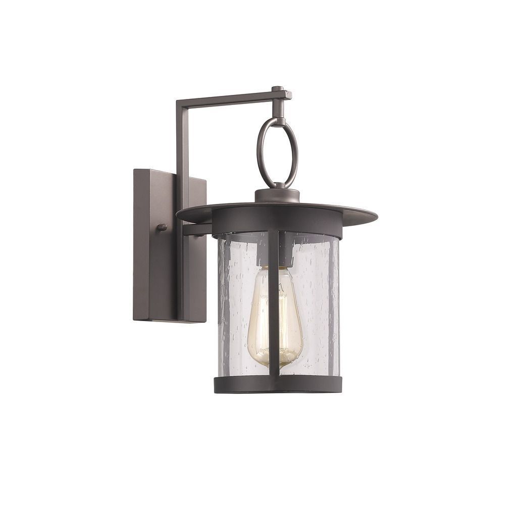 This Transitional 1 Light Outdoor Wall Light Features A Oil Rubbed Pertaining To Transitional Outdoor Wall Lighting (View 7 of 15)