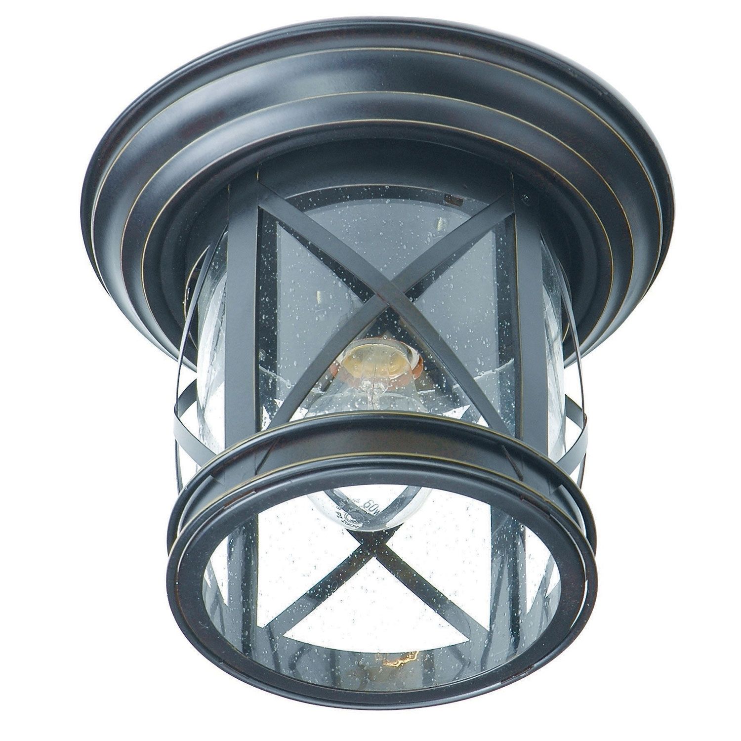 Trans Globe Lighting New England Coastal Rubbed Oil Bronze Outdoor Regarding Outdoor Ceiling Flush Lights (View 10 of 15)