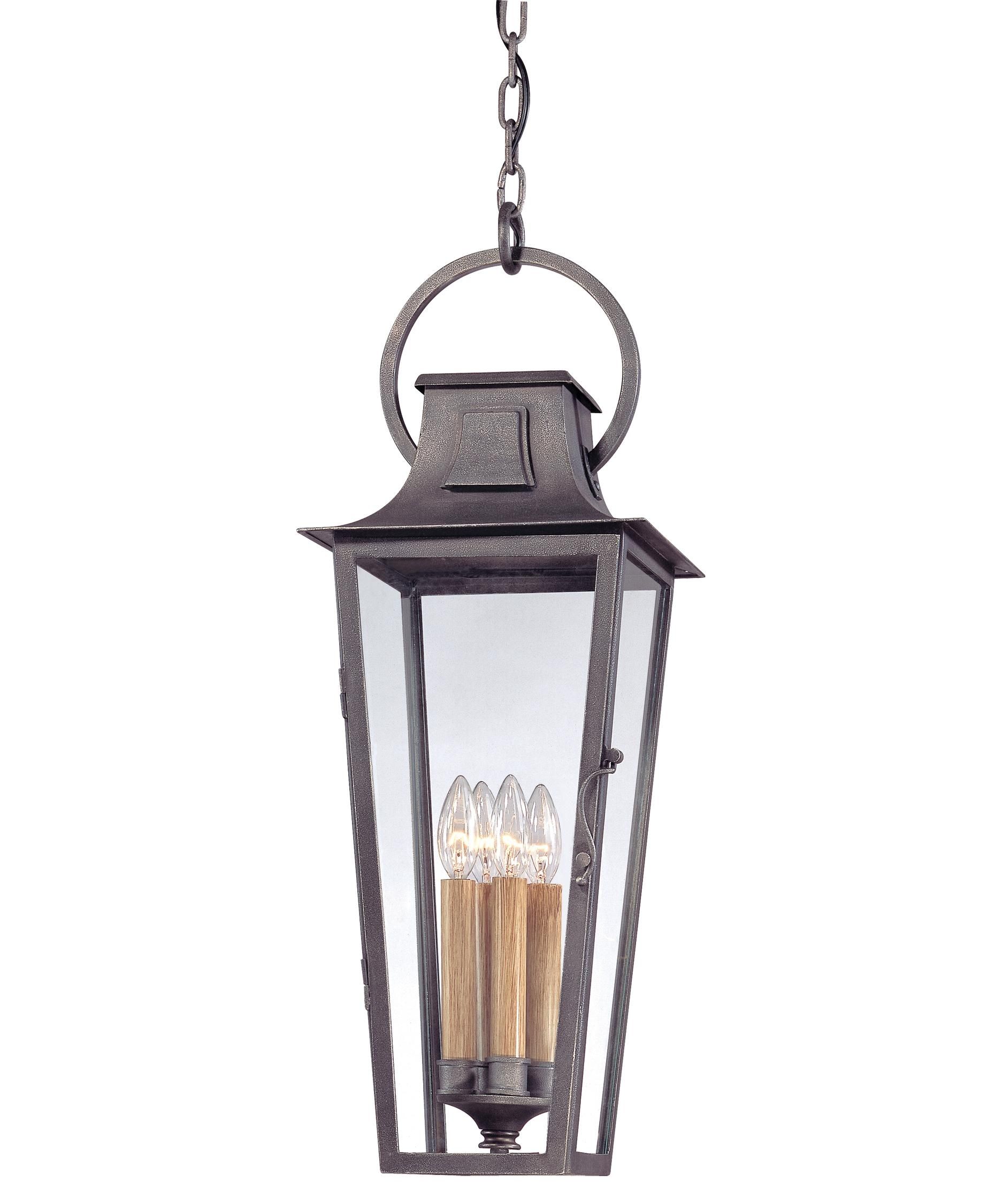 Troy Lighting F2967 French Quarter 10 Inch Wide 4 Light Outdoor For Outdoor Hanging Coach Lanterns (Photo 10 of 15)