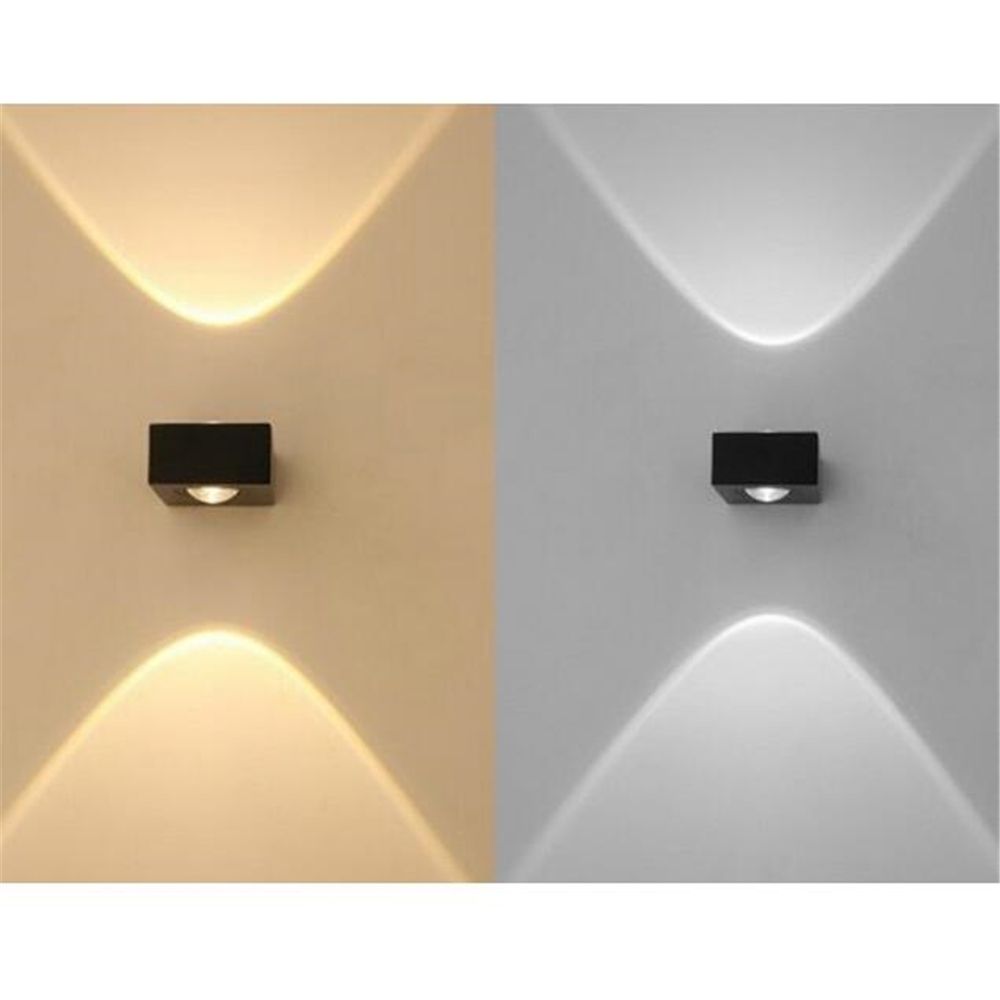 Up Down Wall Lighting 6w Led Wall Lamp Modern Compact Size Arandela With Regard To Outdoor Up Down Wall Led Lights (Photo 4 of 15)
