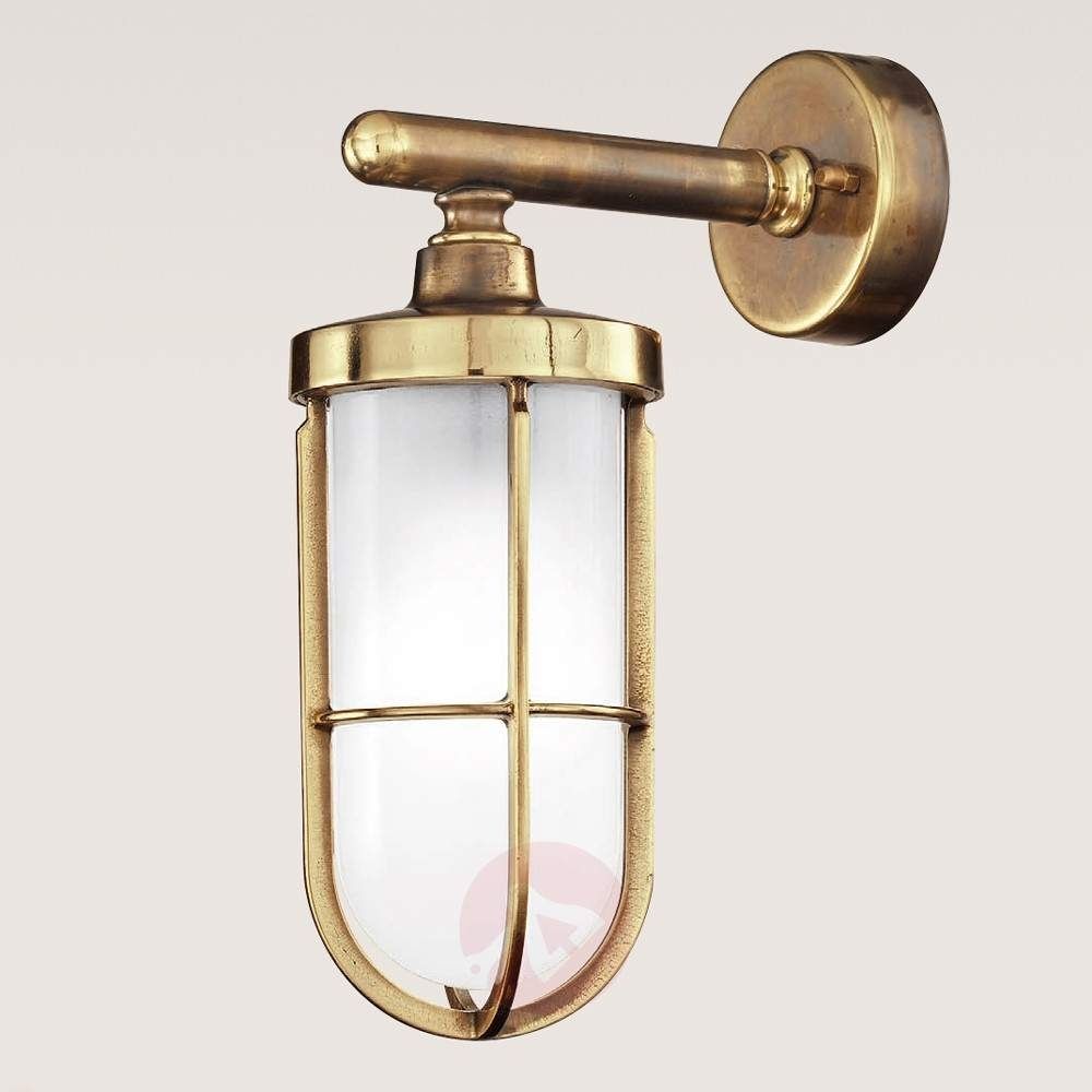 Vicolo – High Quality Outdoor Wall Lamp, Brass | Lights (View 11 of 15)