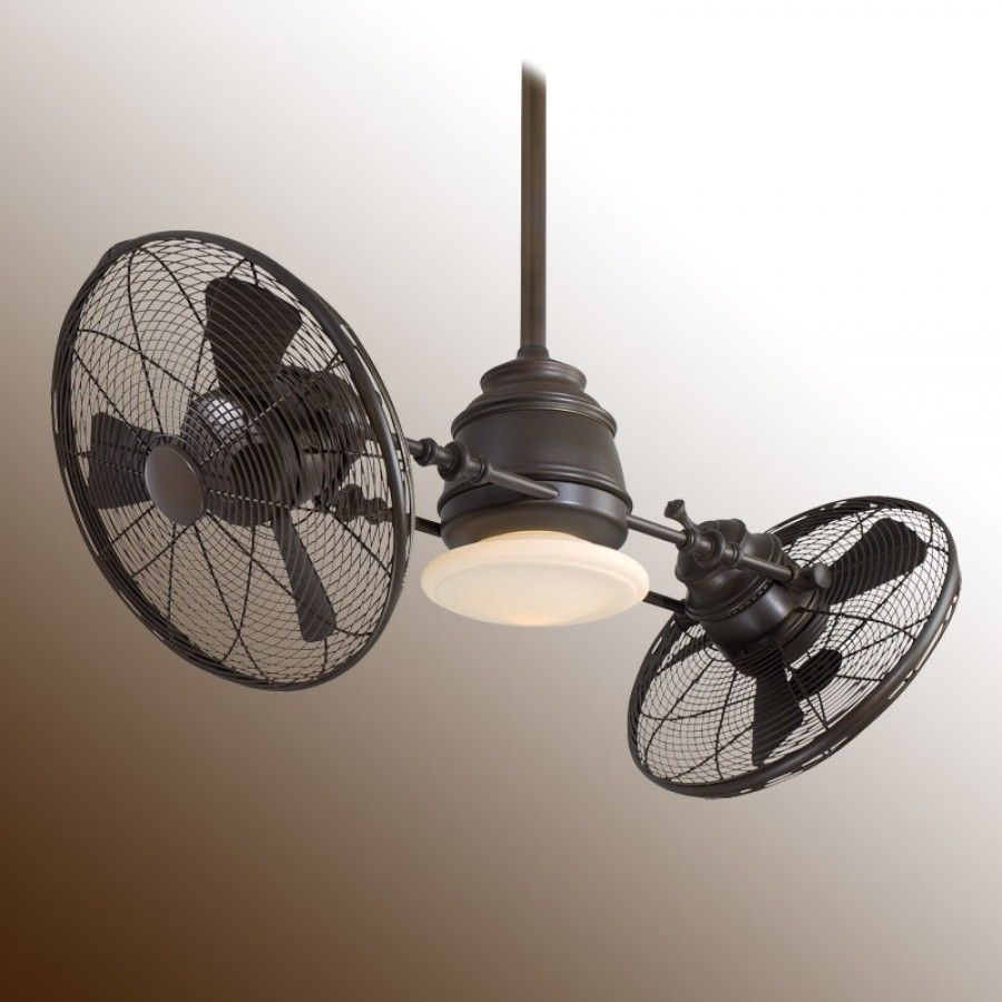 Vintage Gyro Ceiling Fanminka Aire Fan – F802 Orb Oil Rubbed Bronze In Vintage Outdoor Ceiling Lights (Photo 5 of 15)