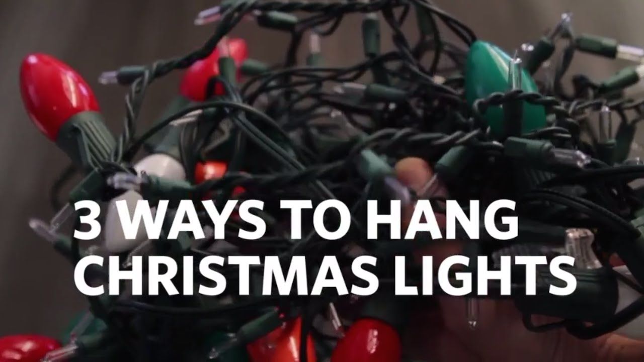 Well Suited Design How To Hang Christmas Lights Outside Without Within Hanging Outdoor Christmas Lights Without Nails (View 5 of 15)