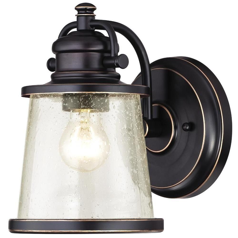 Westinghouse Emma Jane Amber Bronze With Highlights Outdoor Wall Inside Outdoor Wall Lights With Gfci Outlet (Photo 8 of 15)