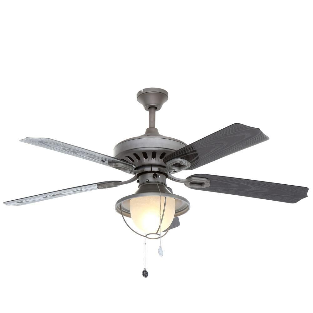 Westinghouse Lafayette 52 In. Indoor/outdoor Weathered Iron Finish For Outdoor Ceiling Fans With Copper Lights (Photo 2 of 15)