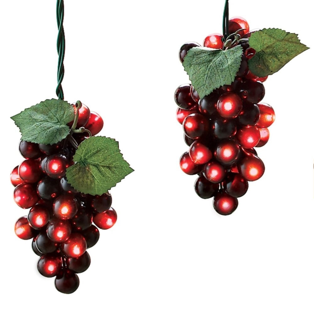 Wine Grape Lights – The Green Head Intended For Outdoor Hanging Grape Lights (Photo 1 of 15)