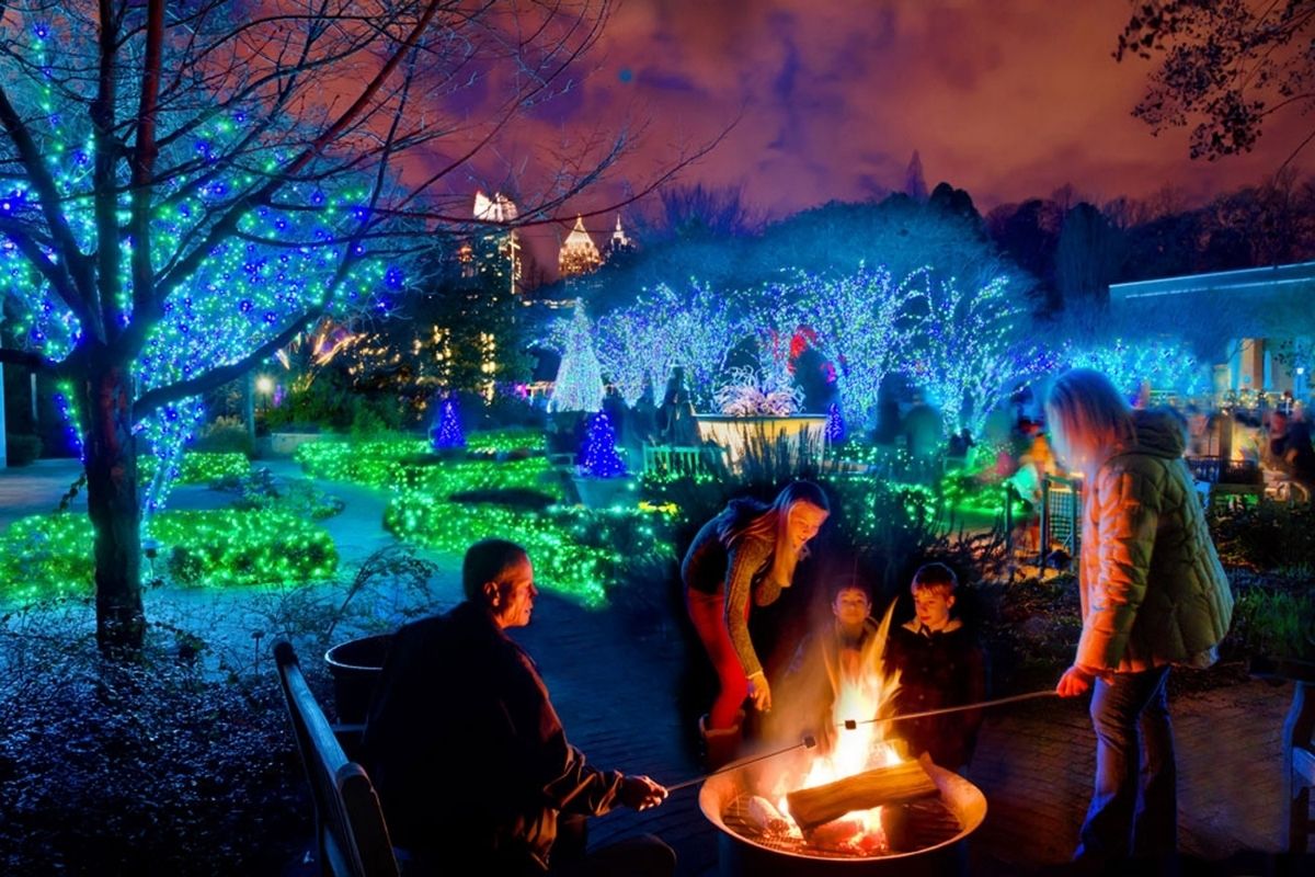 With A Southern Twist – Good Living In Today's South » Holiday Regarding Botanical Garden Lights (Photo 6 of 15)