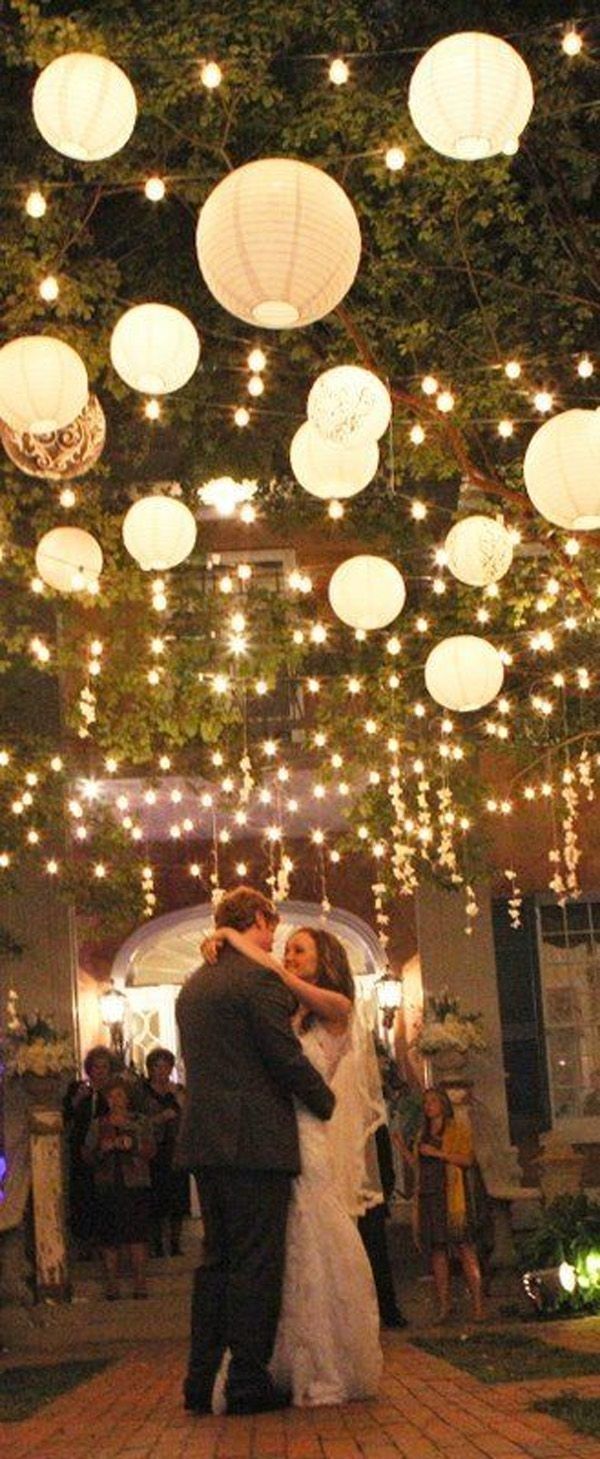 Featured Photo of 15 Inspirations Outdoor Hanging Paper Lantern Lights