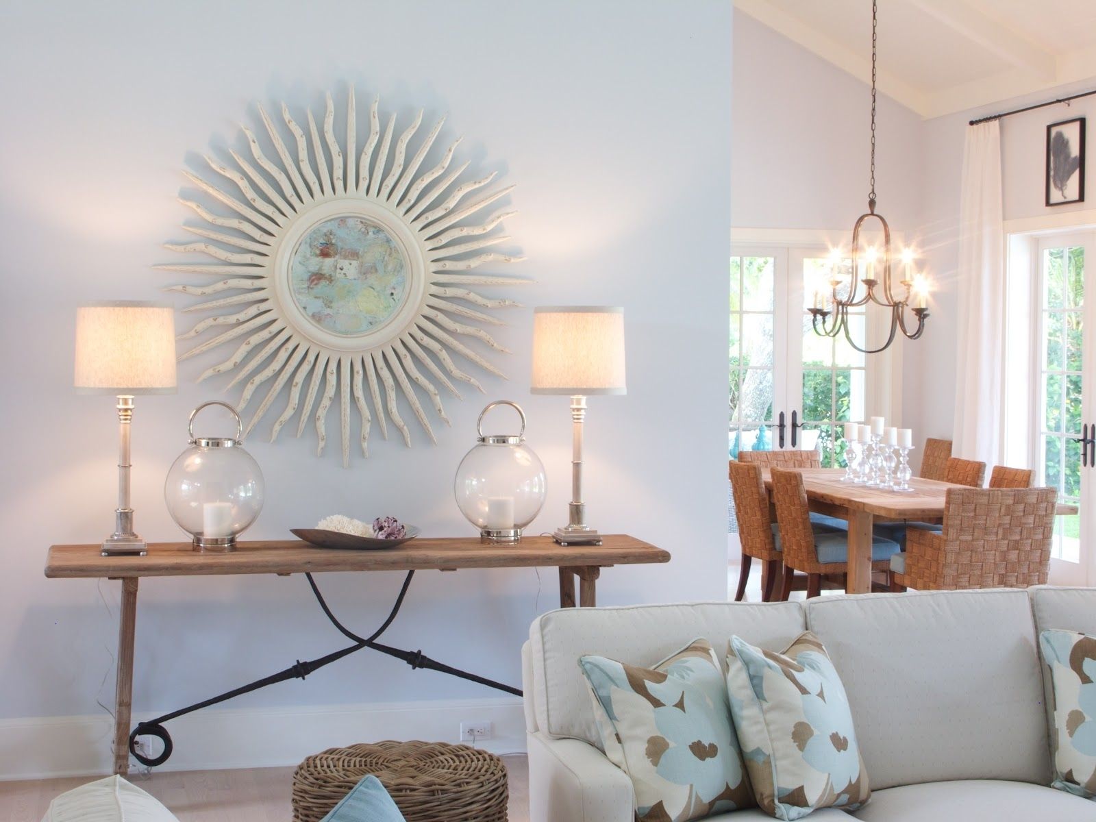 Chic Beach House Interior Design Ideas Spotted Classic Interiors Inside Coastal Living Room Table Lamps (View 10 of 15)