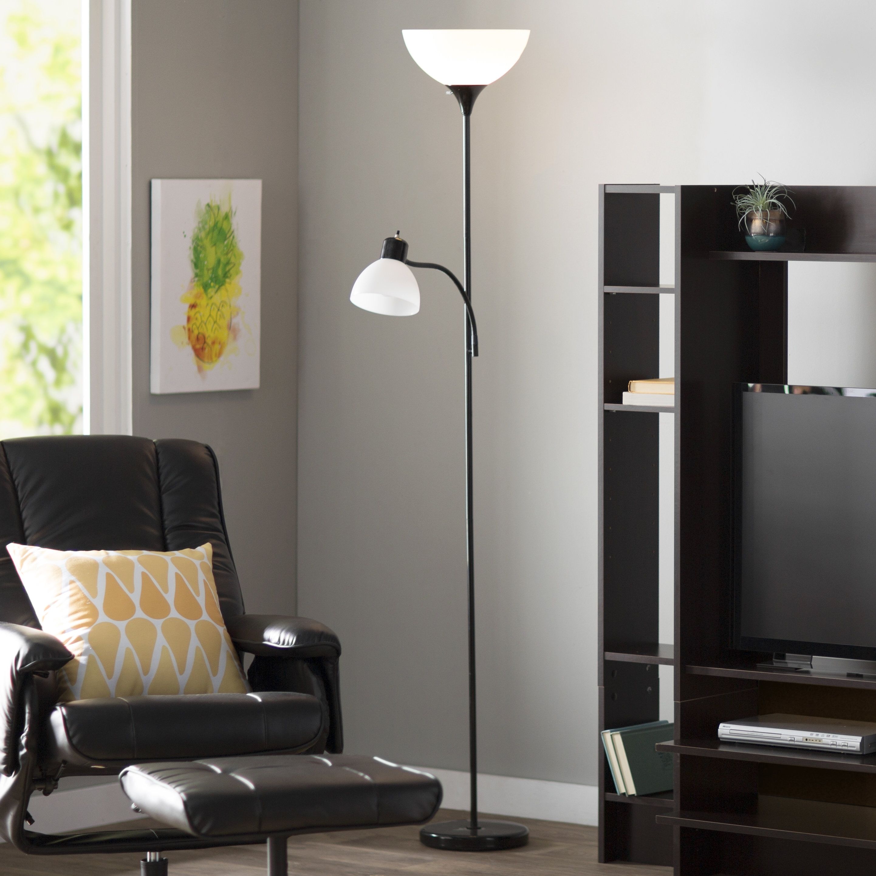 Floor Lamps You'll Love | Wayfair In Modern Living Room Table Lamps (View 3 of 15)