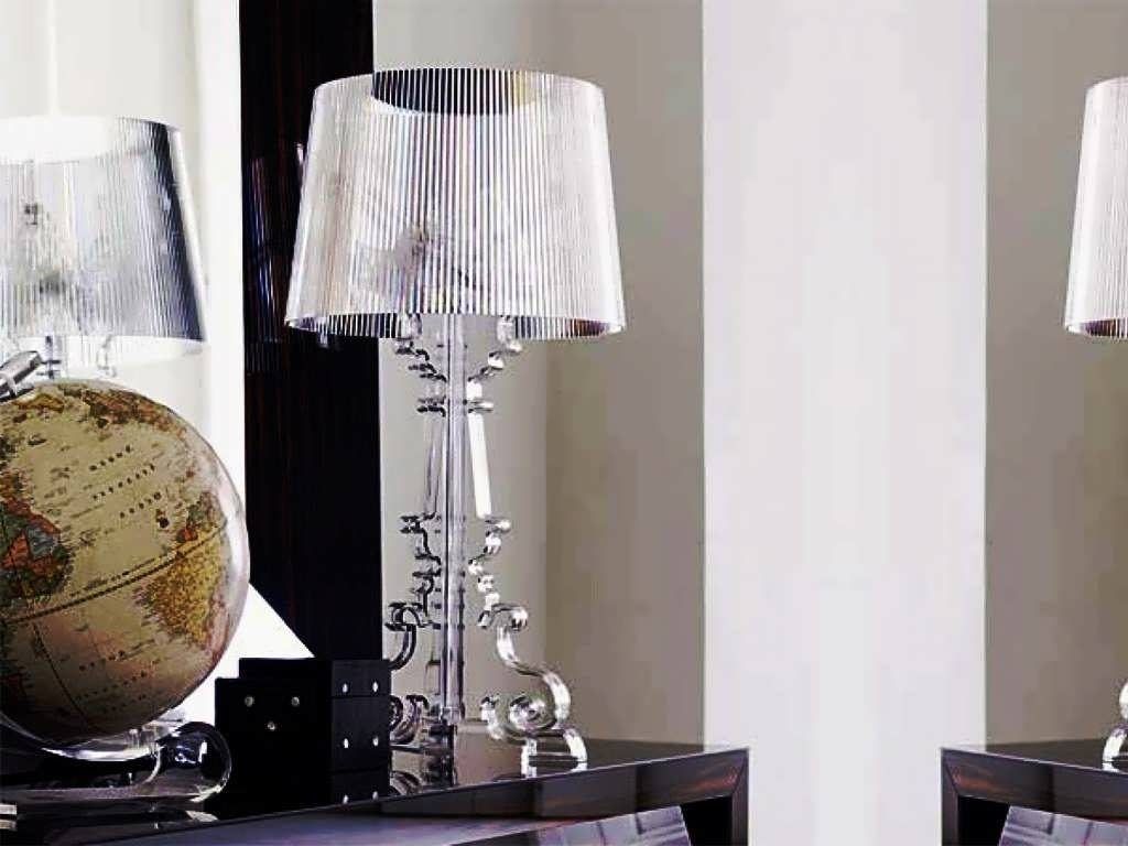 Glass Table Lamps For Living Room Design — Table Design : Dazzling With Regard To Clear Table Lamps For Living Room (Photo 3 of 15)