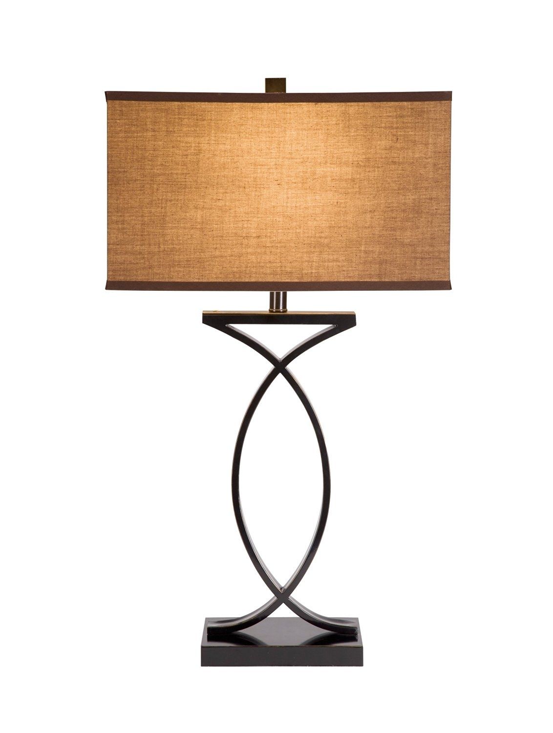 Home Design. Black Table Lamps: Cute Black With Gold Highlights Throughout Gold Living Room Table Lamps (Photo 10 of 15)