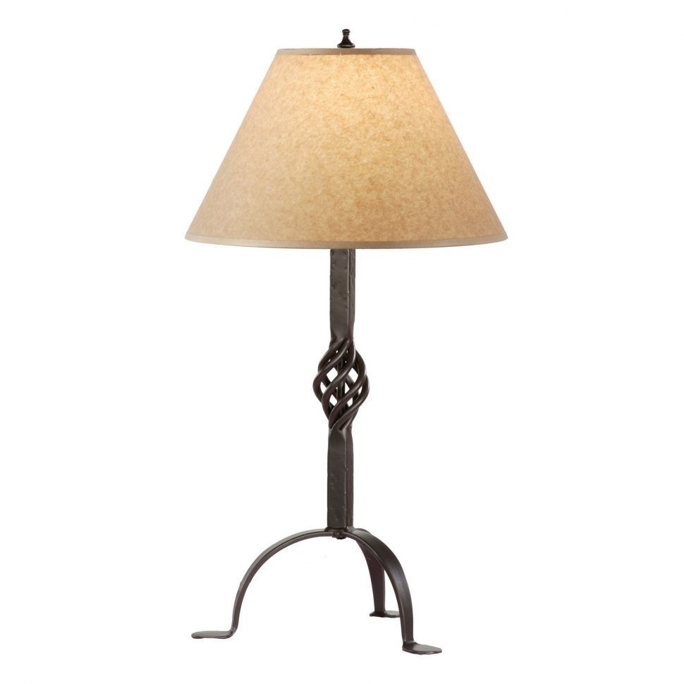 Featured Photo of 15 Best Wrought Iron Living Room Table Lamps