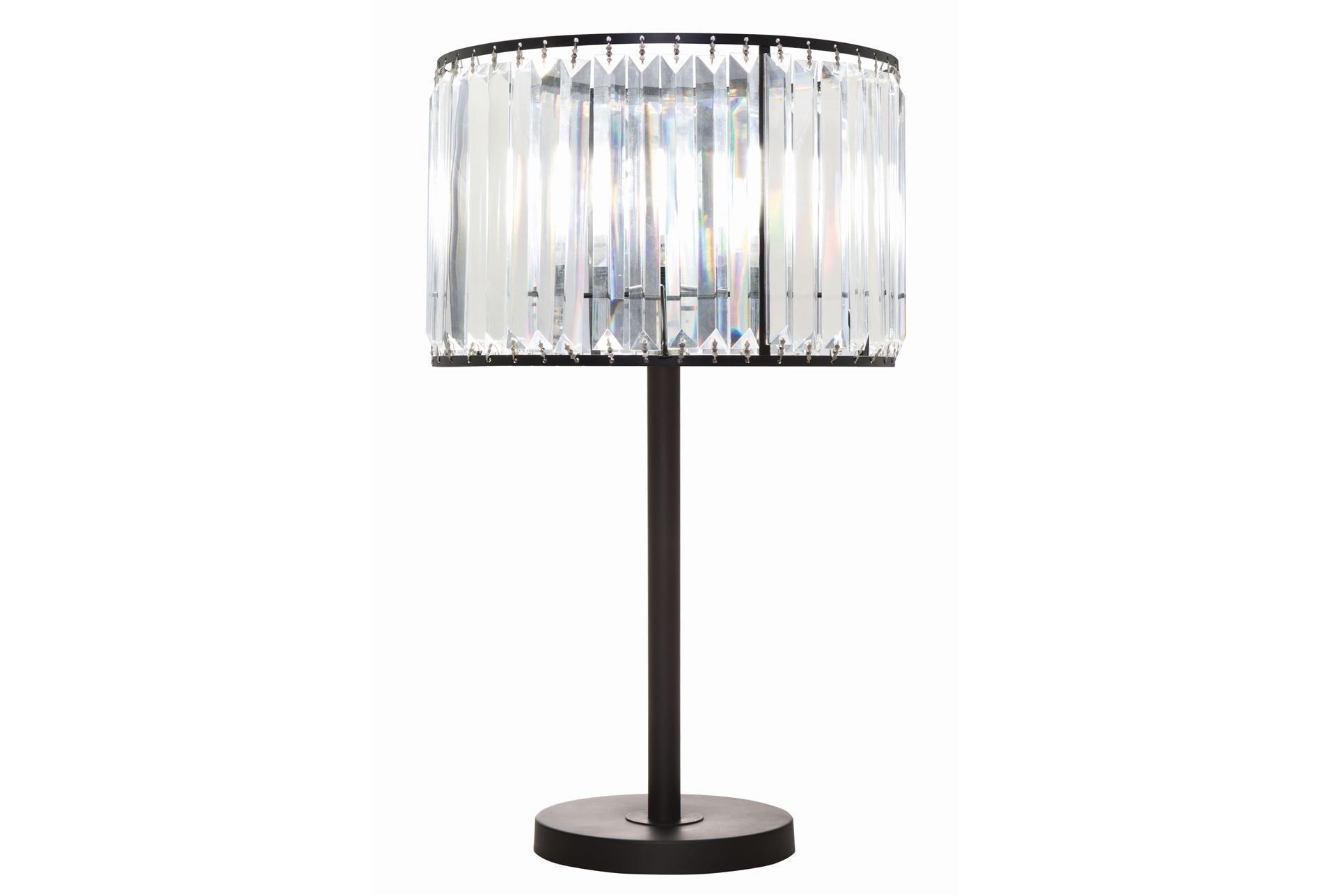 crystal living room table lamps