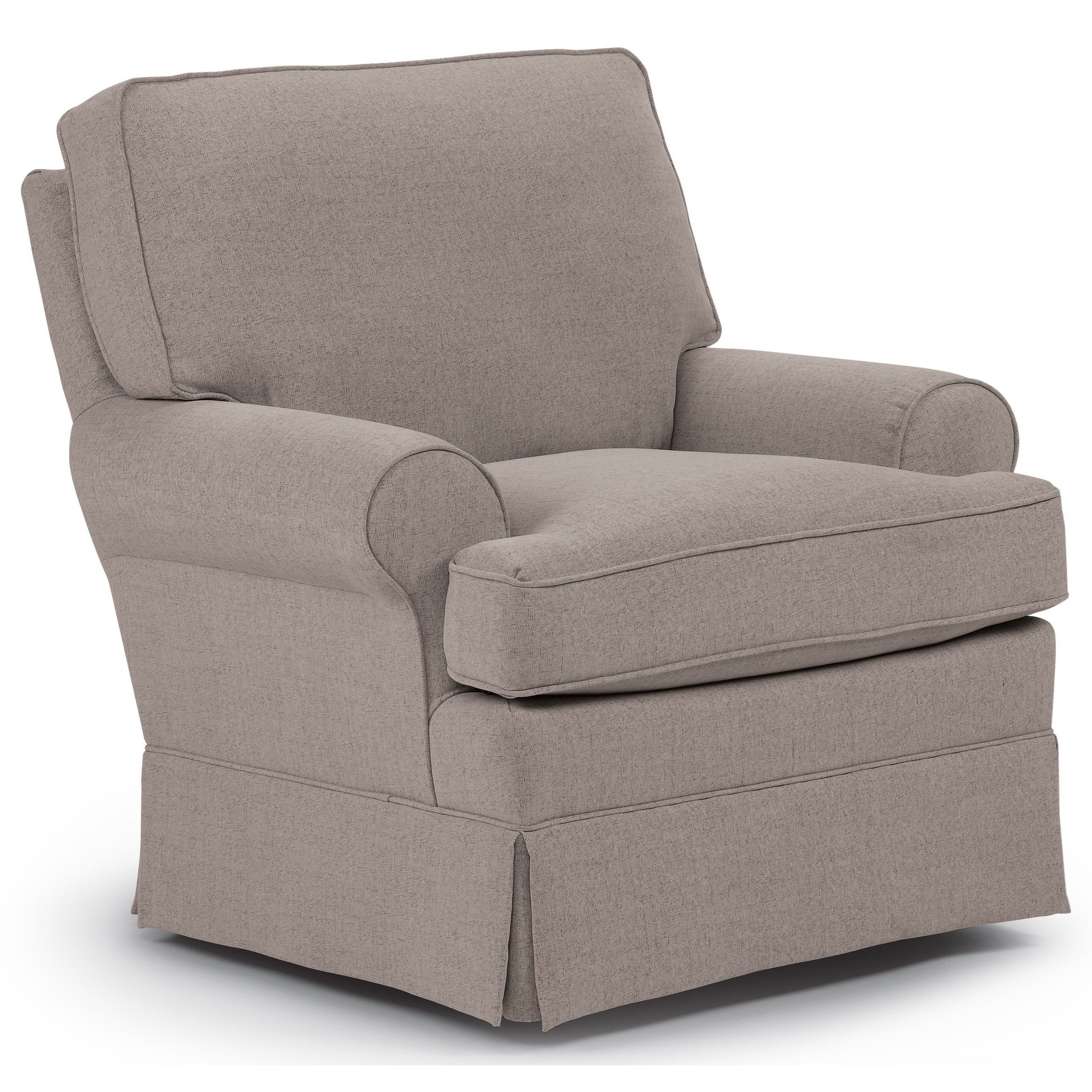 Best Home Furnishings Swivel Glide Chairs 1577 Quinn Swivel Glider Pertaining To Swivel Rocking Chairs (Photo 1 of 15)