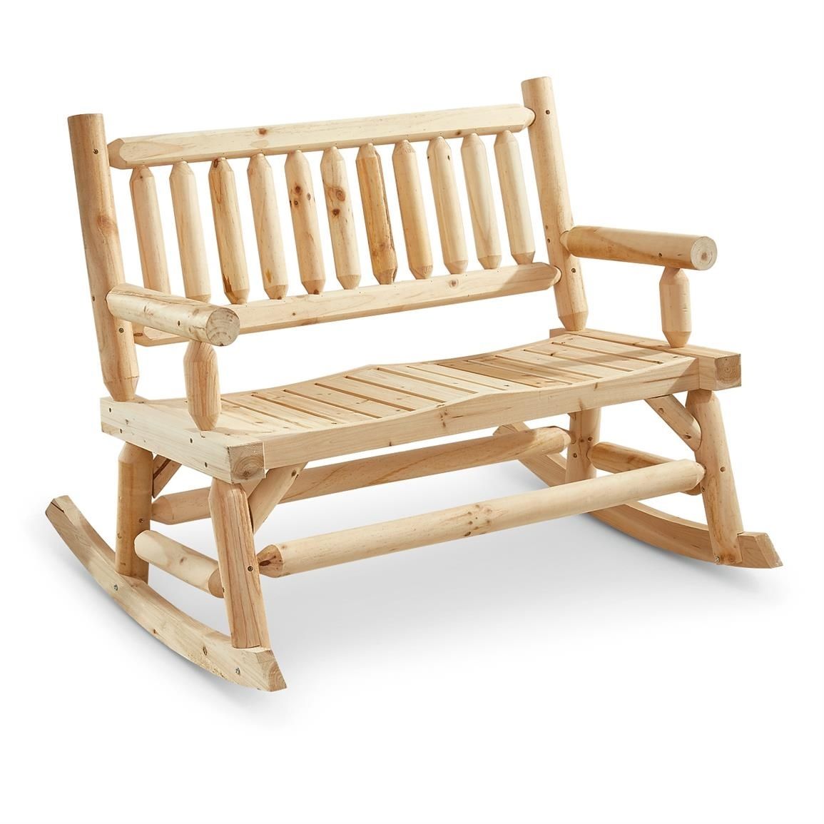 Castlecreek 2 Seat Wooden Rocking Bench – 657798, Patio Furniture At Regarding Patio Furniture Rocking Benches (View 10 of 15)