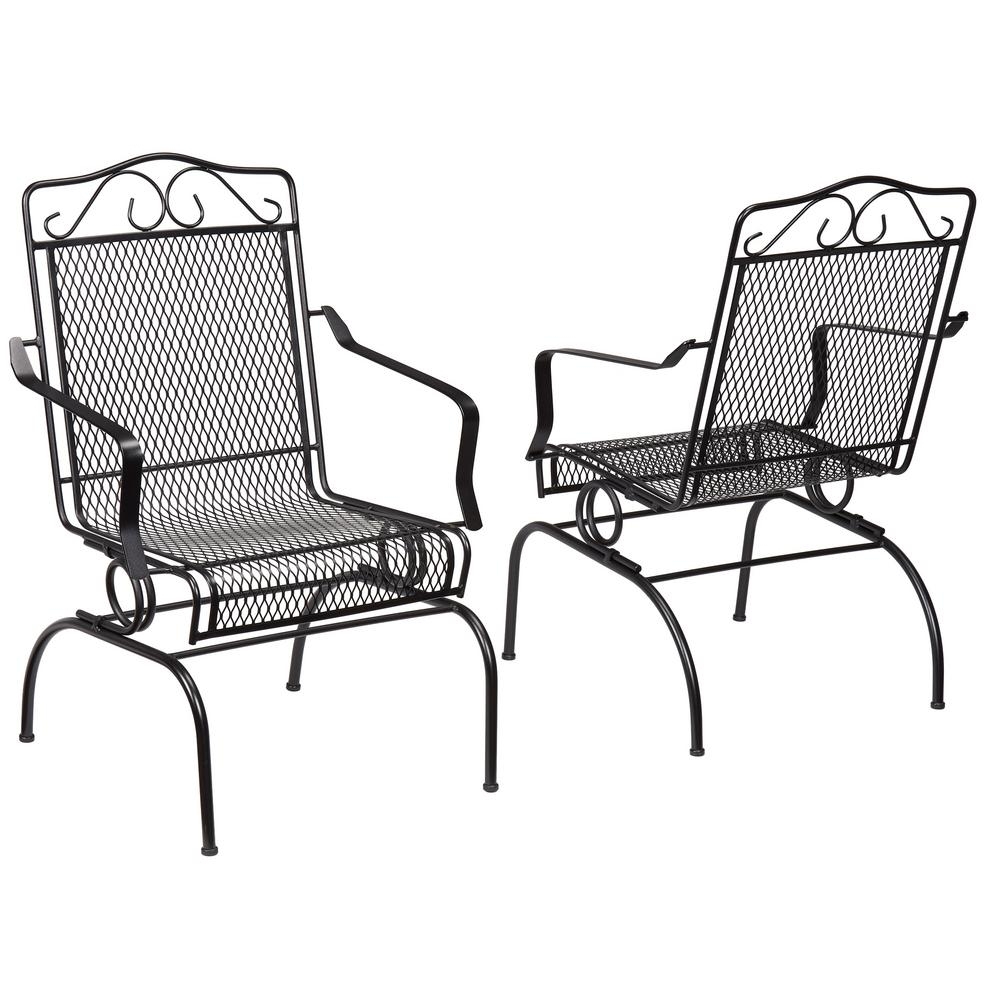 Featured Photo of 15 Best Iron Rocking Patio Chairs