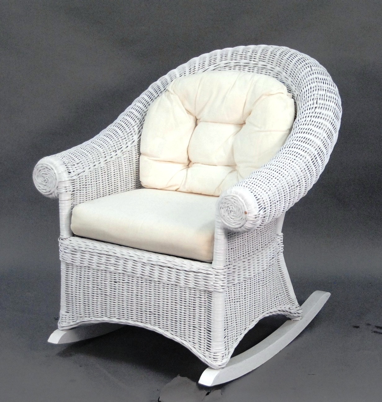 15 Inspirations White Wicker Rocking Chair for Nursery