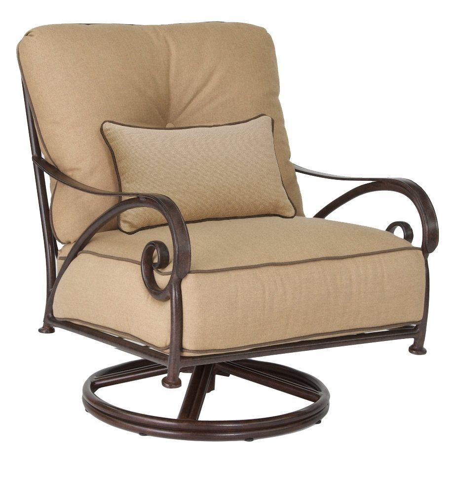 Leona Lucerne Swivel Rocking Chair With Cushion & Reviews | Wayfair With Regard To Swivel Rocking Chairs (View 15 of 15)