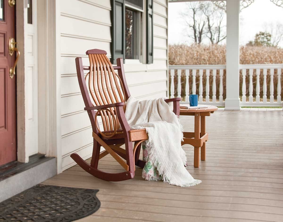 Porch Rocking Chair Ideas — Wilson Home Ideas : Vintage Porch Inside All Weather Patio Rocking Chairs (Photo 15 of 15)