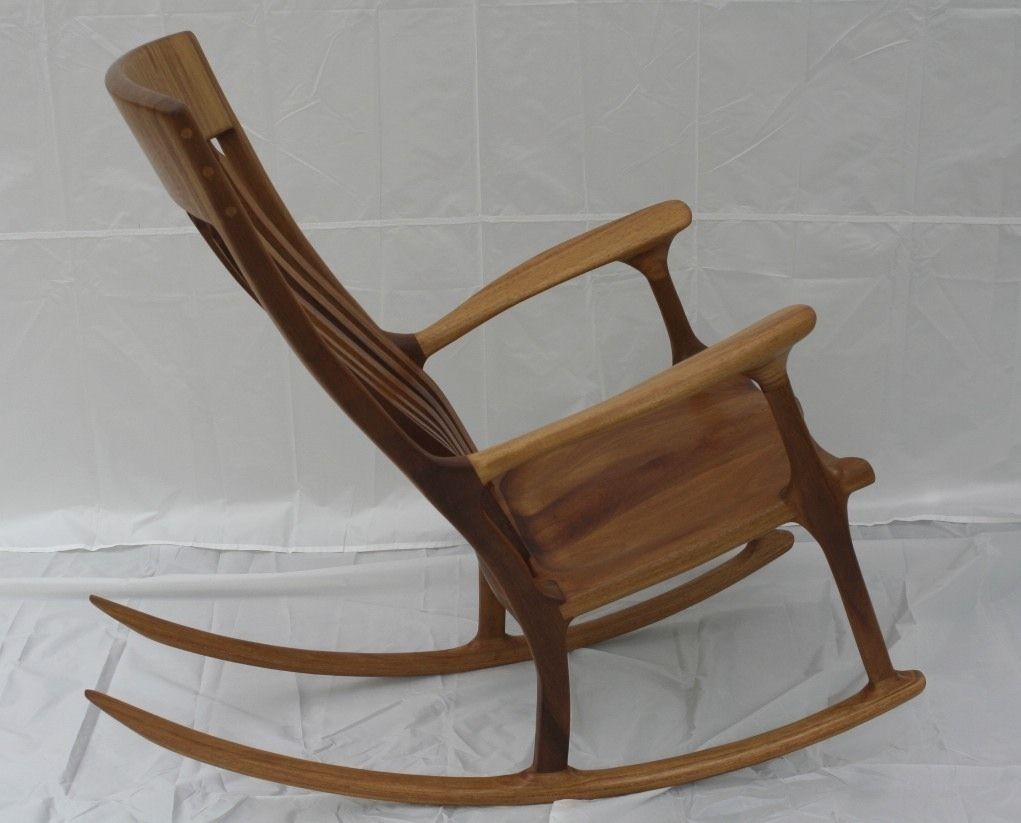 Teak Rocking Chair Ideas — Gonzo Alonso Design : Reusing Teak Inside Rocking Chairs With Lumbar Support (Photo 3 of 15)