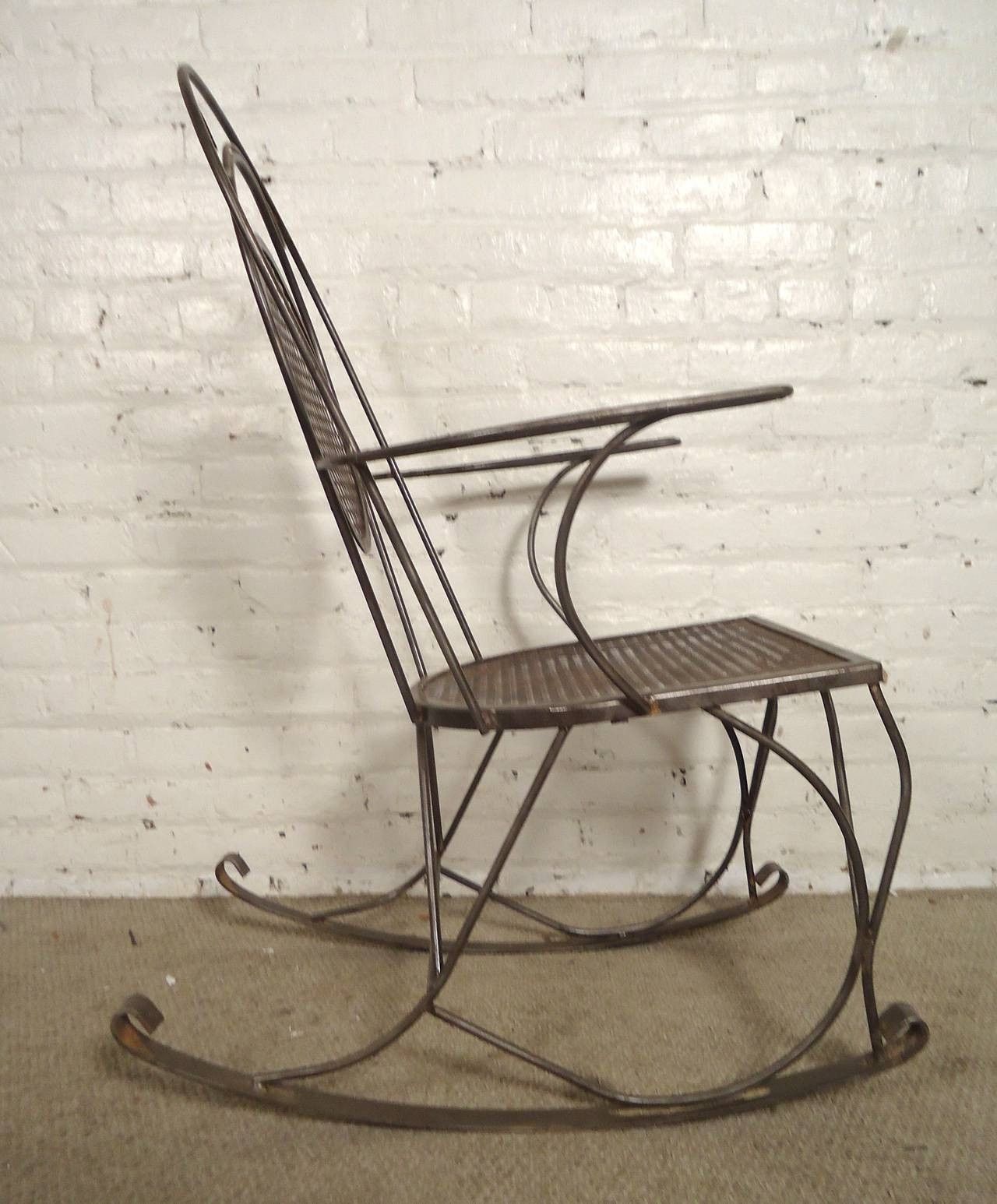 Vintage Outdoor Metal Rocking Chairs – Outdoor Designs In Retro Outdoor Rocking Chairs (View 13 of 15)