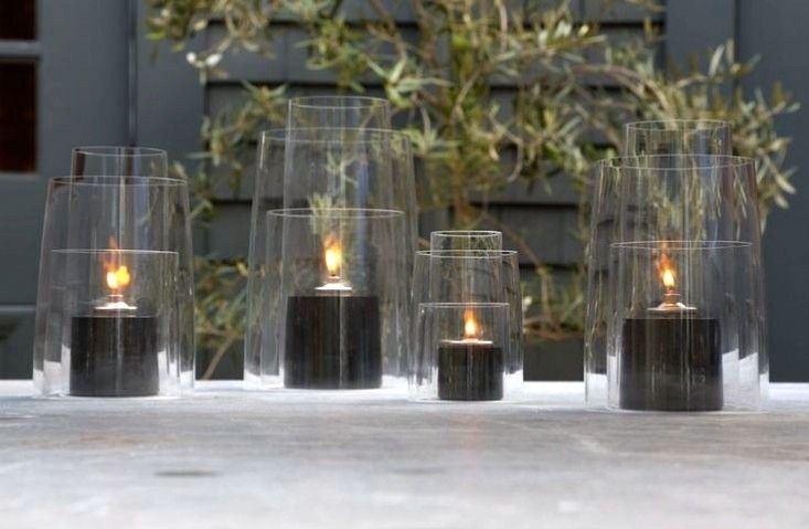 10 Easy Pieces: Glass Hurricane Lanterns, From High To Low – Gardenista For Outdoor Hurricane Lanterns (Photo 2 of 15)