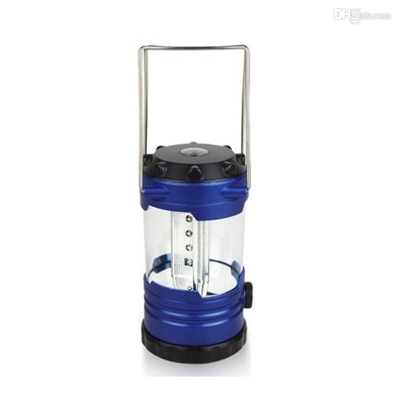 12led Outdoor Camping Lantern Blue Tent Lanterns Mini Camp Light With Blue Outdoor Lanterns (Photo 7 of 15)