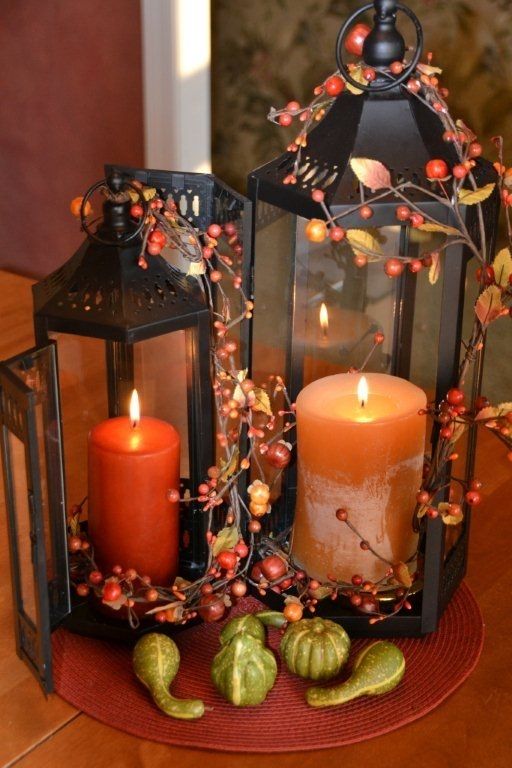 59 Fall Lanterns For Outdoor And Indoor Décor – Digsdigs Within Outdoor Lanterns Decors (Photo 7 of 15)