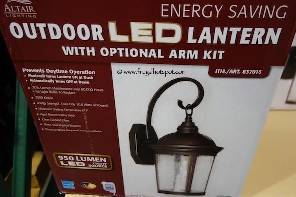 Altair Lighting Outdoor Led Lantern | Seattle Outdoor Art For Led Outdoor Lanterns (View 9 of 15)