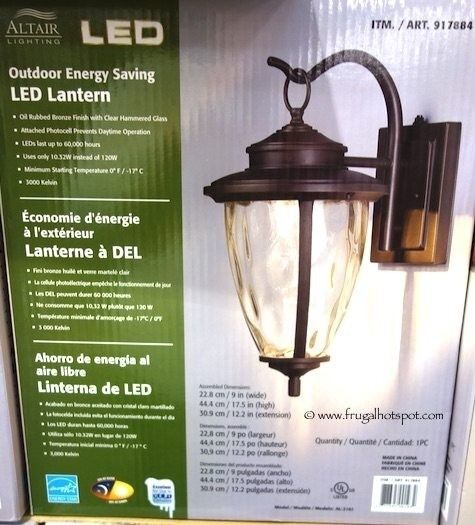 Altair Outdoor Led Lantern Costco – Brandsshopub | Best Home Design Inside Outdoor Lanterns At Costco (Photo 3 of 15)