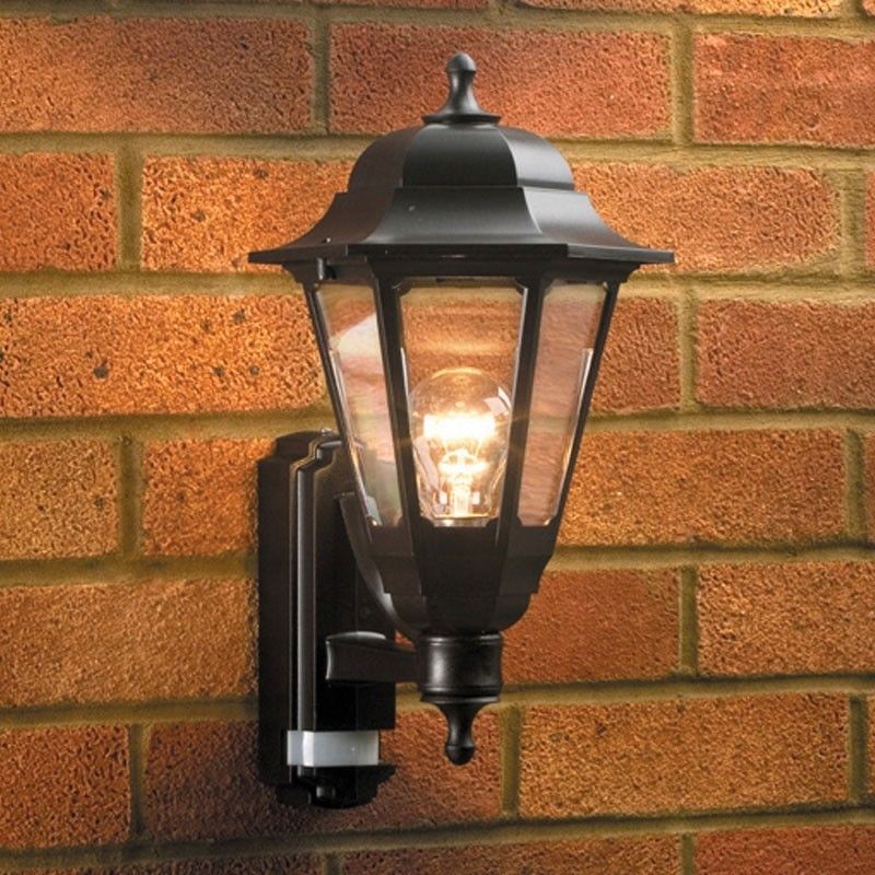 Asd Coach Lantern Outdoor Wall Light With Pir Sensor – Lighting Direct With Outdoor Lanterns With Pir (View 13 of 15)