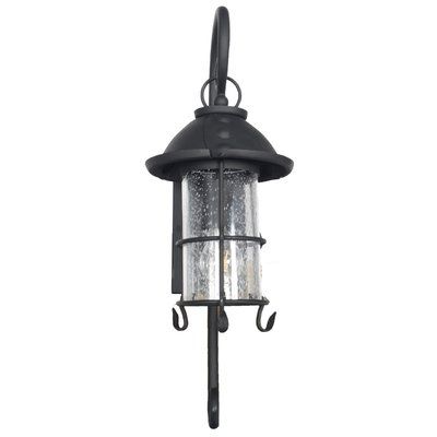 August Grove Sanders 1 Light Metal Outdoor Wall Lantern | Wayfair For Joanns Outdoor Lanterns (View 11 of 15)
