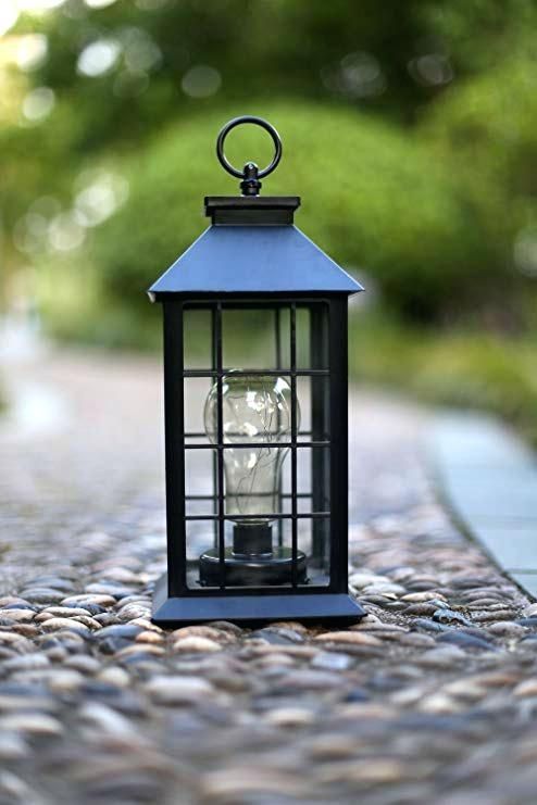 Battery Powered Outdoor Lights Lighting Outside House Shop External With Regard To Outdoor Lanterns With Battery Operated (Photo 7 of 15)