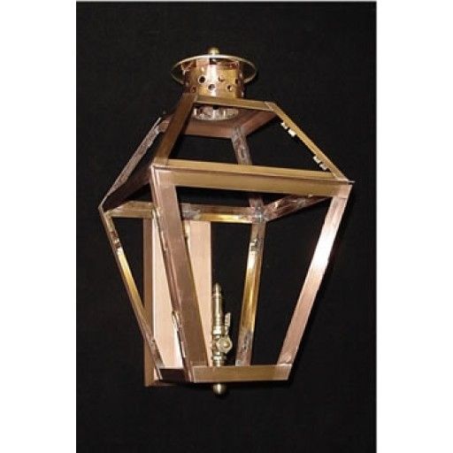 Broad Street Copper Gas Or Electric Wall Lantern – Gas Lanterns Intended For Copper Outdoor Electric Lanterns (View 4 of 15)