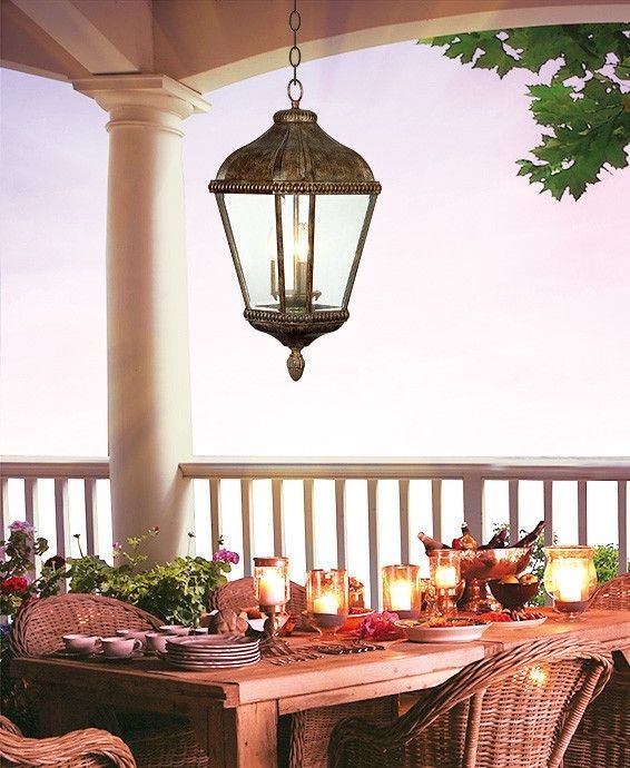 Clear Glass Outdoor Hanging Pendant Lights 100w E27 Patio Lantern Intended For Outdoor Hanging Electric Lanterns (Photo 3 of 15)