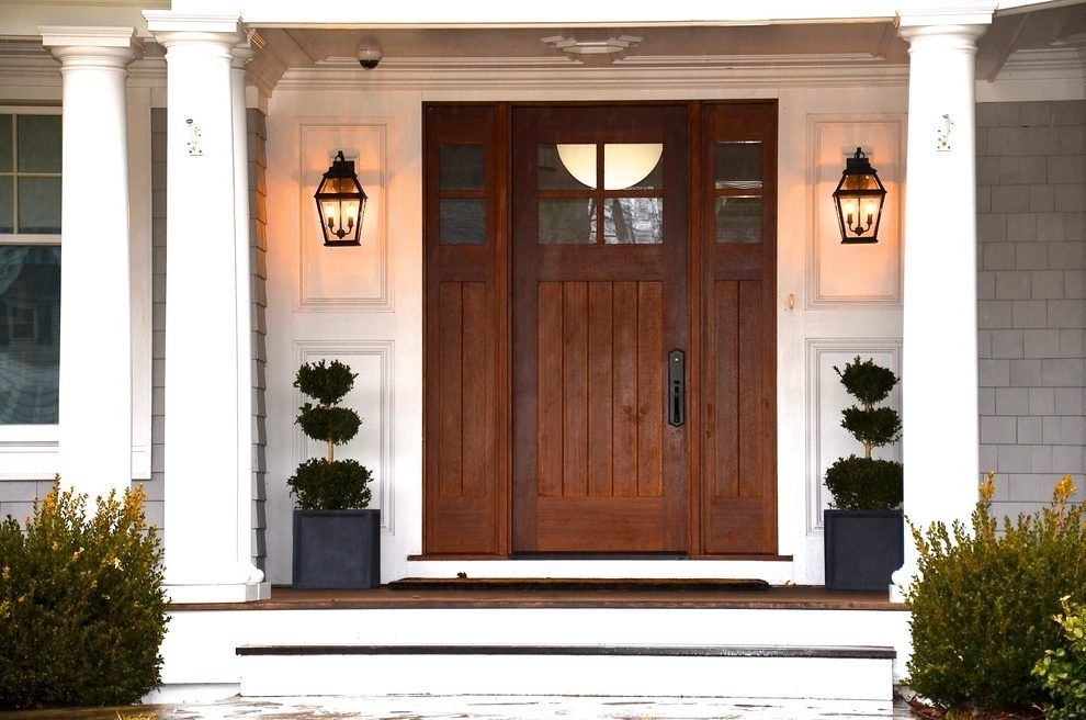 Colonial Style Outdoor Wall Lights – Outdoor Lighting Ideas With Regard To Outdoor Entrance Lanterns (Photo 3 of 15)