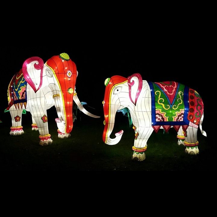 Elephants Lanterns Indian · Free Photo On Pixabay Throughout Outdoor Indian Lanterns (Photo 14 of 15)