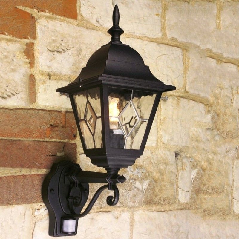 Elstead Norfolk Outdoor Lantern Wall Light With Pir Sensor With Regard To Outdoor Lanterns With Pir (View 15 of 15)