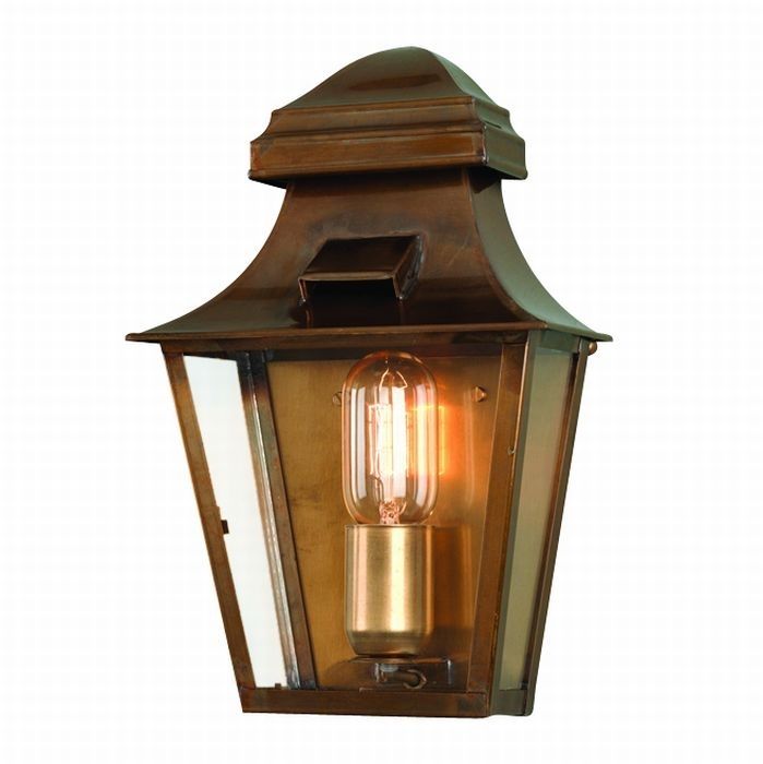 Elstead St Pauls Brass Wall Lantern | Solid Brass Outdoor Lantern Throughout Brass Outdoor Lanterns (View 12 of 15)