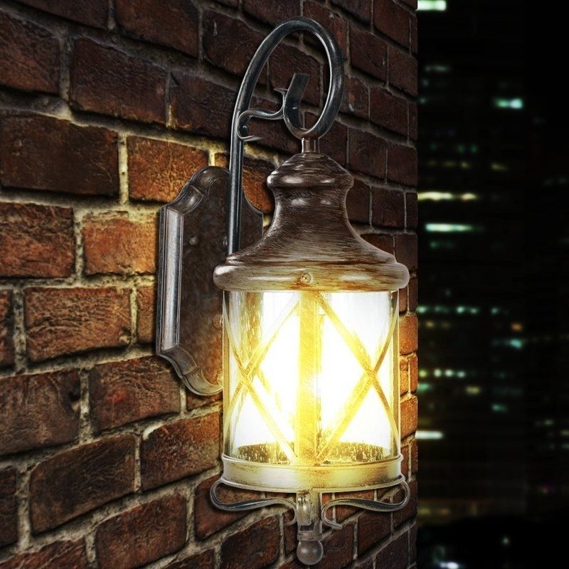 Etoplighting Lux 1 Light Outdoor Wall Lantern & Reviews | Wayfair With Regard To Joanns Outdoor Lanterns (View 14 of 15)