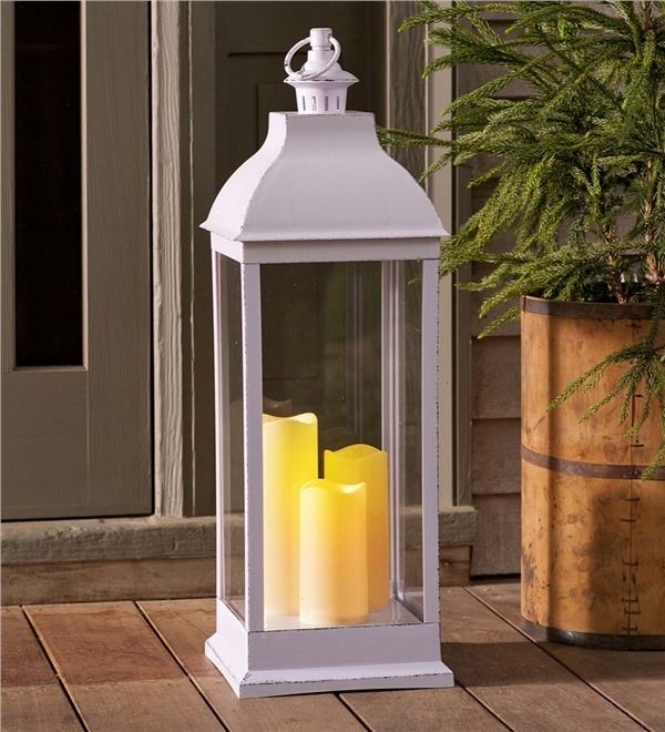Extra Large Outdoor Lanterns Dubious 20 Inch Lantern 5 Hr Timer Led In Outdoor Lanterns With Timers (Photo 7 of 15)