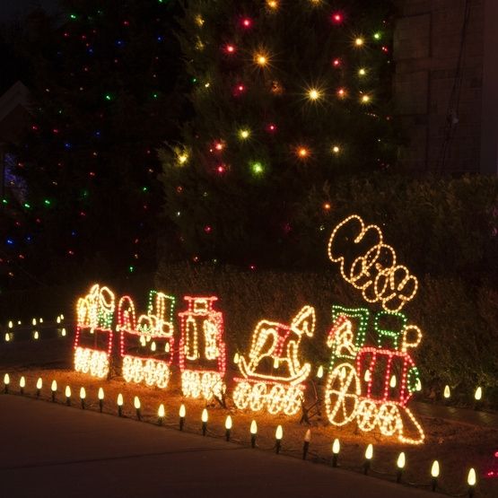 Fancy Christmas Rope Light Lights Outdoor Clearance Silhouette Throughout Outdoor Christmas Rope Lanterns (View 14 of 15)