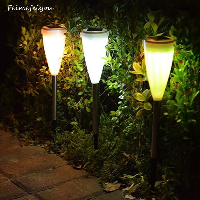 Feimefeiyou Cone Shape Outdoor Solar Power Hang Lanterns Rgb Pertaining To Colorful Outdoor Lanterns (View 10 of 15)