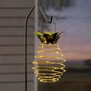 Garden Outdoor Led Solar Metal Pineapple Lantern – Buy Led Lantern Regarding Outdoor Pineapple Lanterns (Photo 1 of 15)