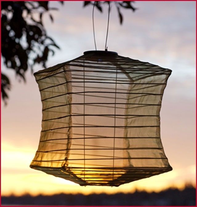 Japanese Outdoor Lighting » Lovely Soji Silk Effects Square Solar Within Outdoor Lighting Japanese Lanterns (View 7 of 15)
