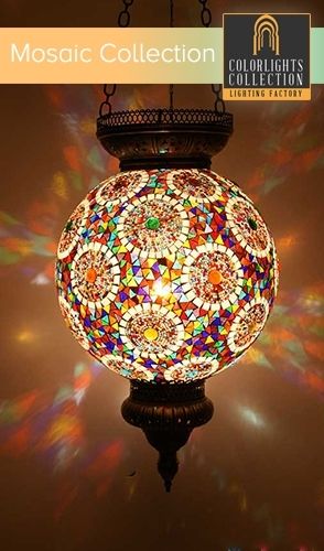Mosaic Lamps | Ottoman Lamps | Turkish Lighting Manufacturer Throughout Outdoor Turkish Lanterns (Photo 15 of 15)