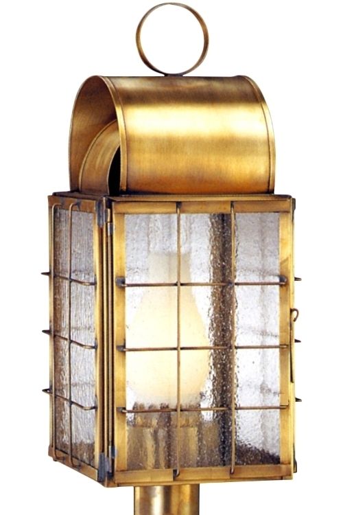 Newport Harbor Nautical Copper Lantern Post Light Head With Outdoor Nautical Lanterns (View 13 of 15)