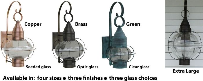 Onion Lights And Lamps – Wall And Post Onion Lamps – Sandwich Lantern Inside Outdoor Lighting Onion Lanterns (Photo 1 of 15)